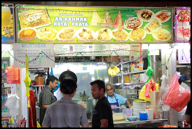 【新加坡】小印度區Tekka Centre(竹腳中心)印度煎餅(Rotee) 搭配咖哩的美妙風味 @小盛的流浪旅程