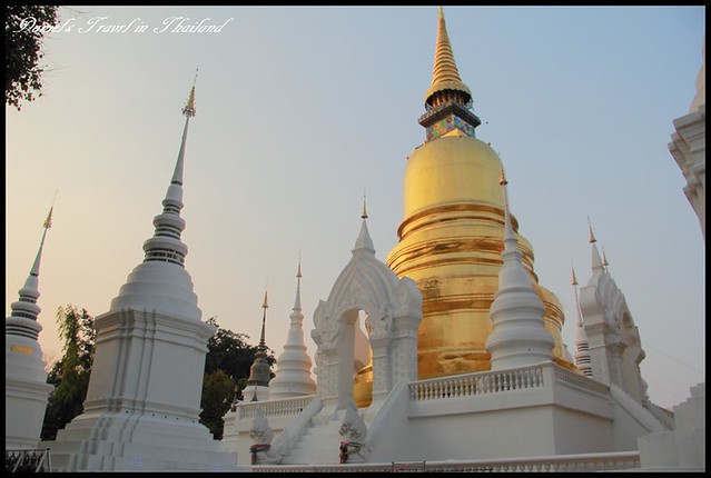 【泰國清邁】松達寺Wat Suan Dok 夕陽落日聞名的歷史佛寺 @小盛的流浪旅程
